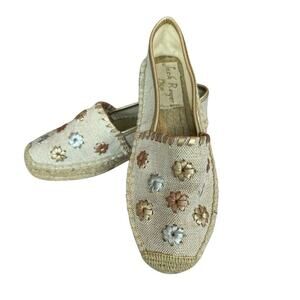 Jack Rogers Espadrilles size 8.5. Adorable flowers!